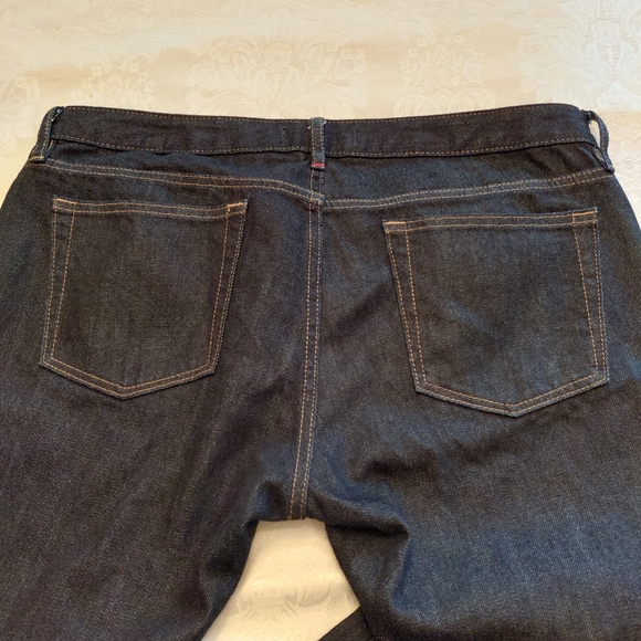 Uniqlo Ines De La Frassange slimfit straight leg low rise denim jeans. 29×33 - Picture 6 of 11